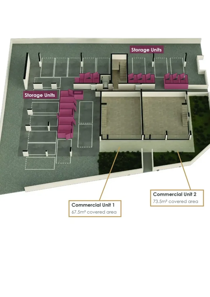 Trading area 198 m² for rent in Larnaca, Aradippou - Agios Fanourios
