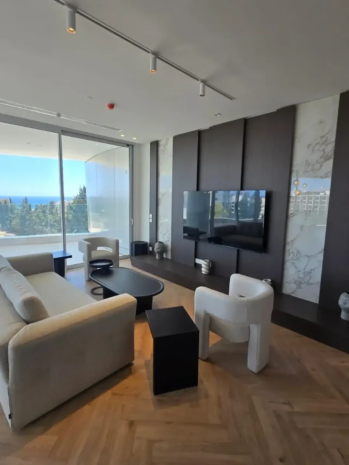2-bedroom apartments for rent 120 m² in Limassol, Mouttagiaka Tourist Area