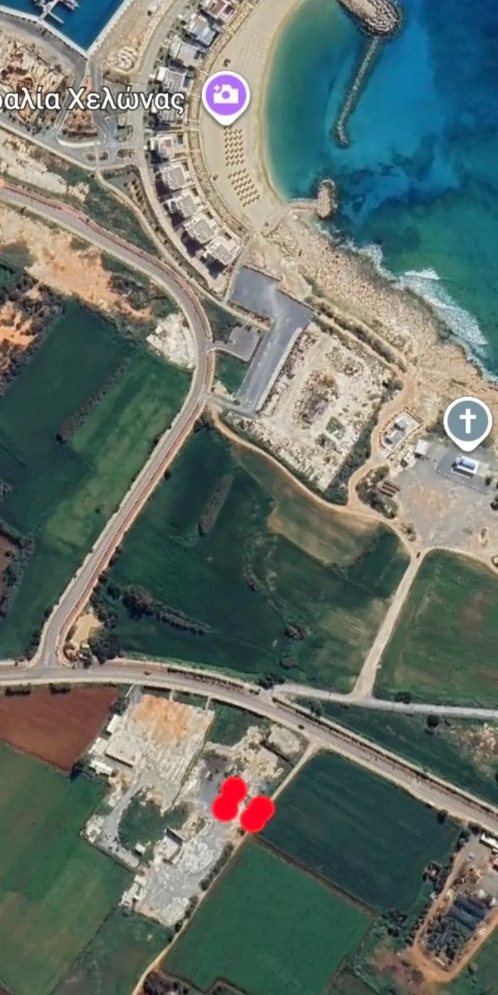 Plot of land for rent 13500 m² in Famagusta, Agia Thekla