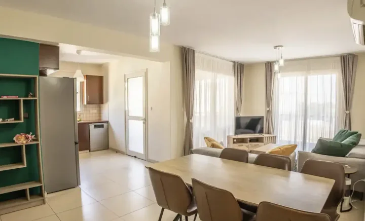 2-bedroom apartments for rent 80 m² in Limassol, Kato Polemidia