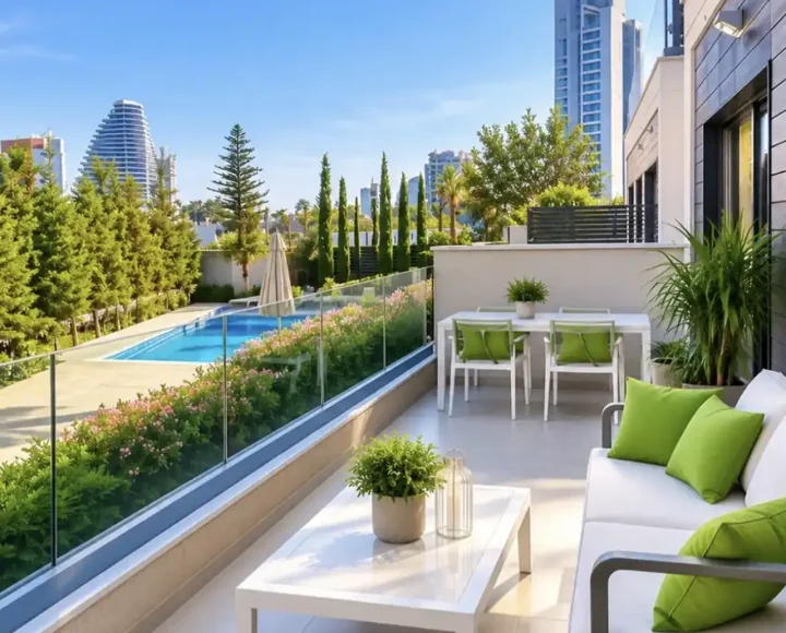 2-bedroom apartments for rent 140 m² in Limassol, Mouttagiaka Tourist Area