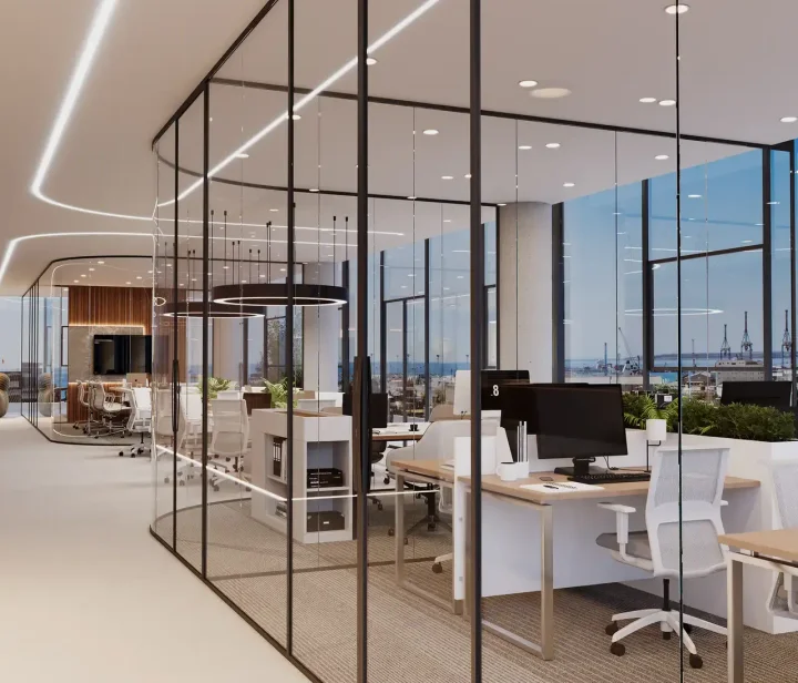 Office 2400 m² for rent in Limassol, Limassol - Omonia
