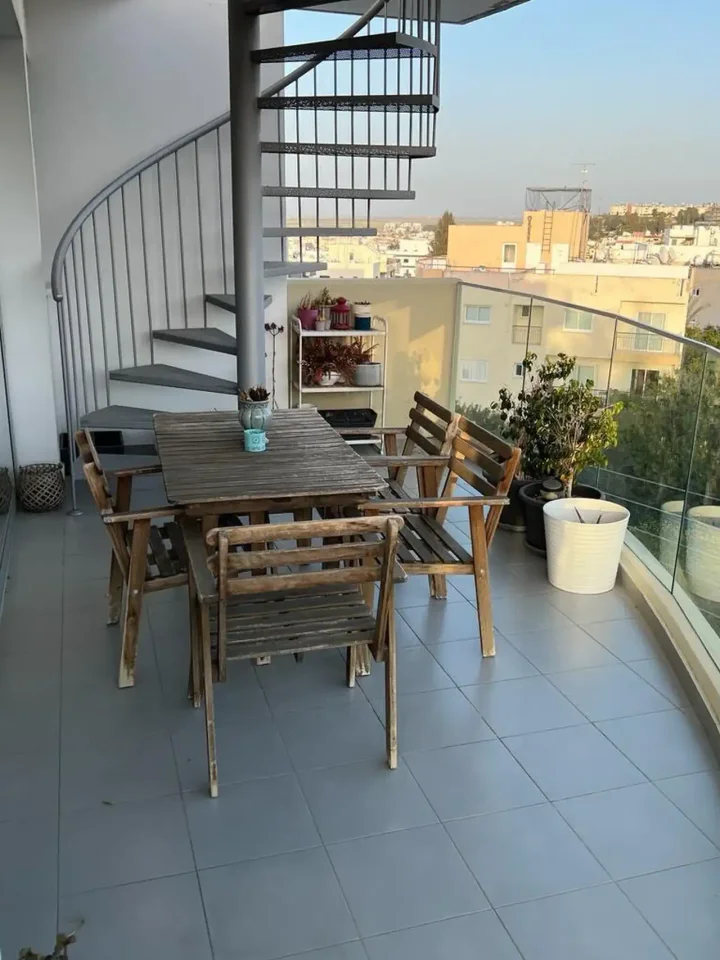 2-bedroom penthouse for rent 110 m² in Nicosia, Aglantzia