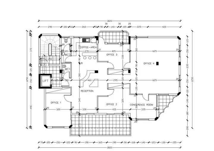 Office 180 m² for rent in Limassol, Limassol - Agia Zoni