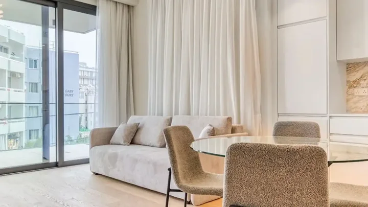 1-bedroom apartments for rent 72 m² in Limassol, Germasogeia Tourist Area