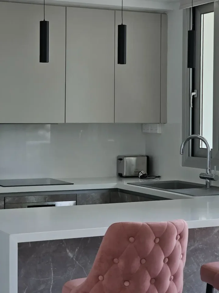 1-bedroom apartments for rent 59 m² in Larnaca, Drosia