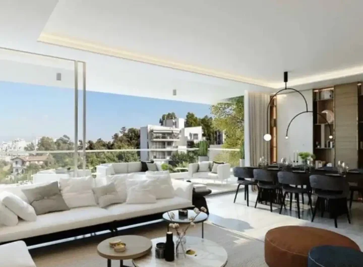 3-bedroom penthouse for rent 194 m² in Nicosia, Agioi Omologites