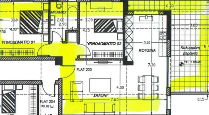 2-bedroom apartments for rent 93 m² in Limassol, Limassol - Mesa Geitonia