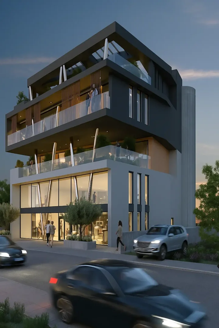 Office 1580 m² for rent in Limassol, Kato Polemidia