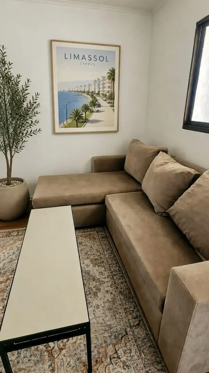 1-bedroom apartments for rent 60 m² in Limassol, Kolossi -Agios Loukas