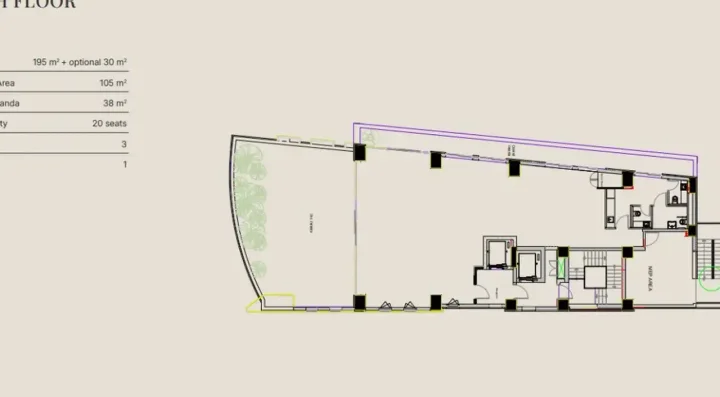 Office 195 m² for rent in Nicosia, Nicosia - Ag. Antonios