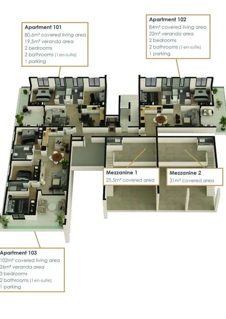 Trading area 198 m² for rent in Larnaca, Aradippou - Agios Fanourios