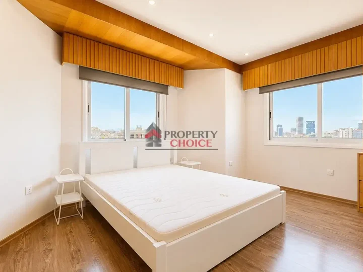 2-bedroom penthouse for rent 85 m² in Nicosia, Nicosia - Lykabittos