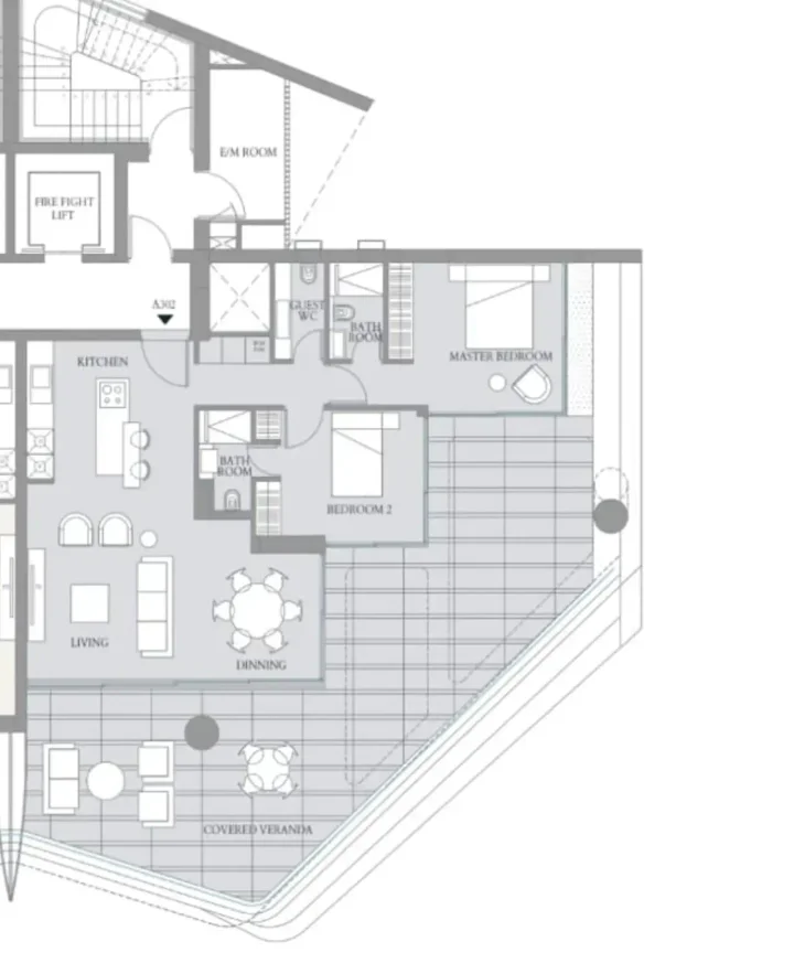 Apartments for rent 216 m² in Limassol, Mouttagiaka Tourist Area