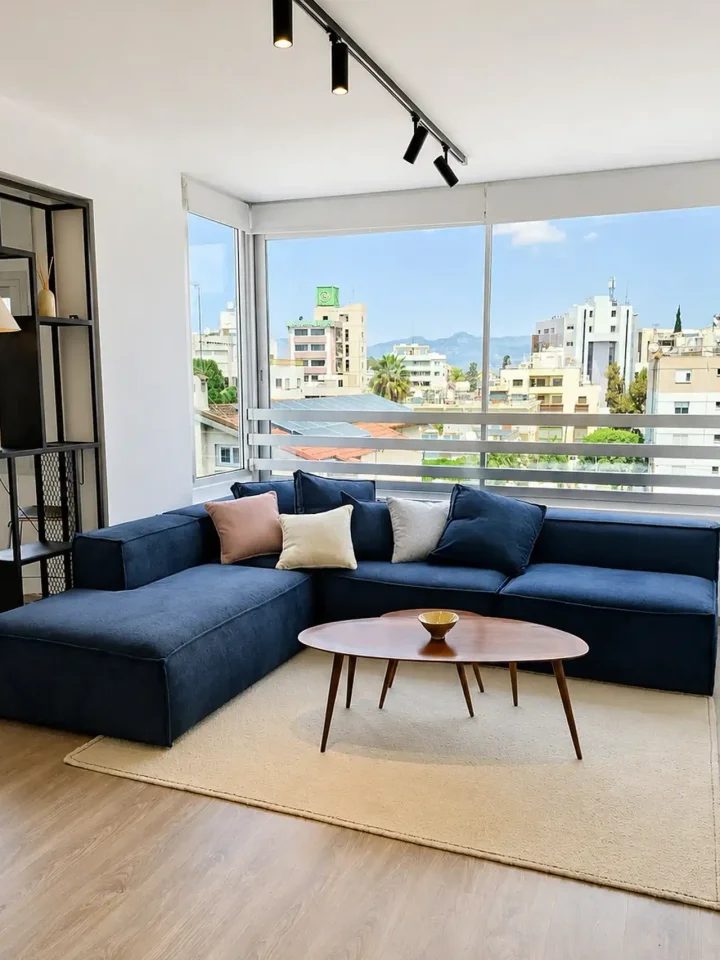 1-bedroom apartments for rent 60 m² in Nicosia, Agioi Omologites