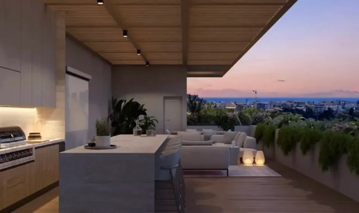 Penthouse for rent 194 m² in Limassol, Germasogeia